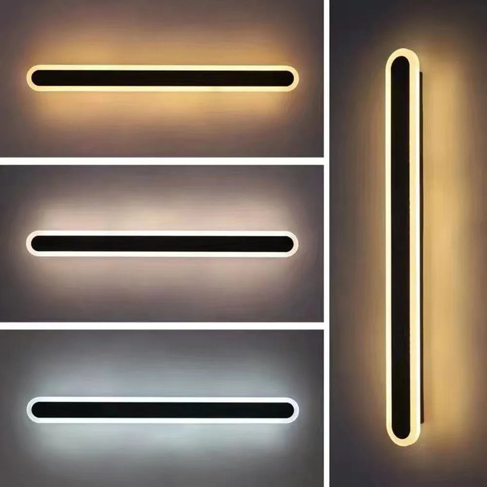 Terralux | Linear Oval Outdoor Wall Lamp