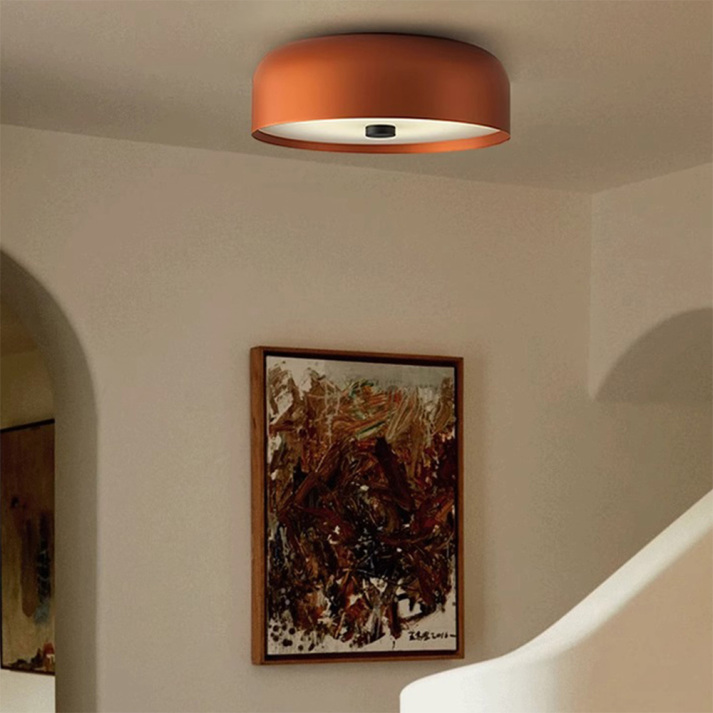 Nordic Retro Ceiling Light | Minimalist LED Flush Mount | Meowbutter