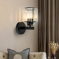 Lámpara de pared Crystal | Aplique moderno de vidrio y hierro | Meowbutter