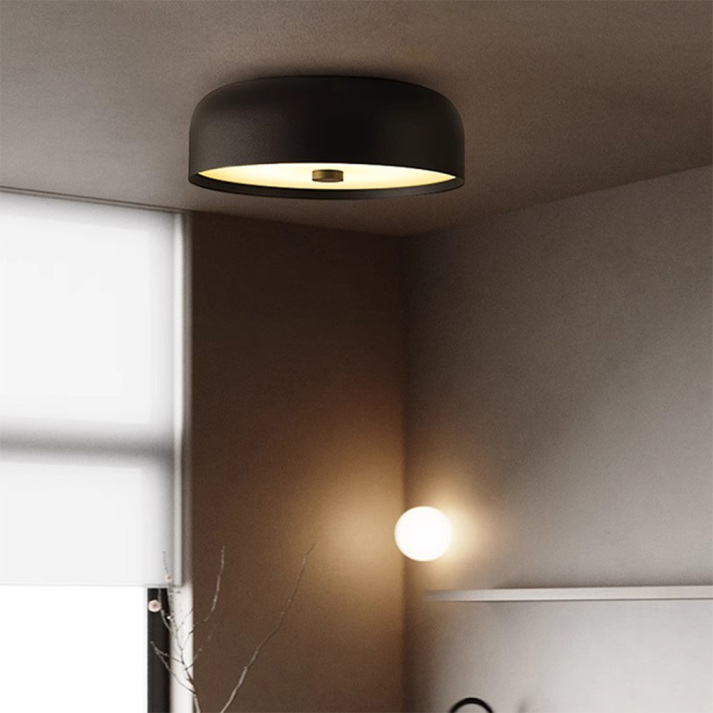 Nordic Retro Ceiling Light | Minimalist LED Flush Mount | Meowbutter