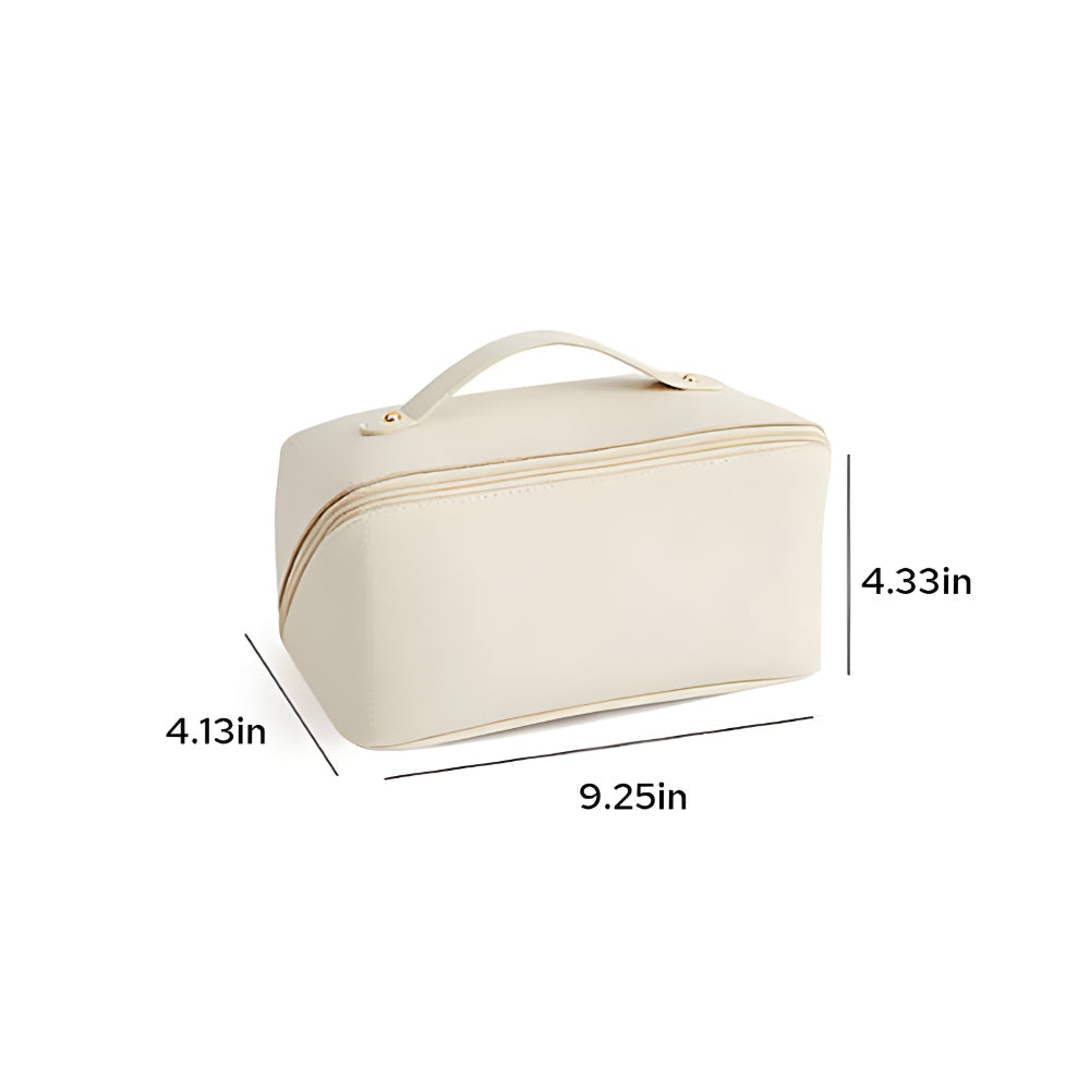 Large Capacity PU Shell Makeup Bag Hard Cosmetic Case