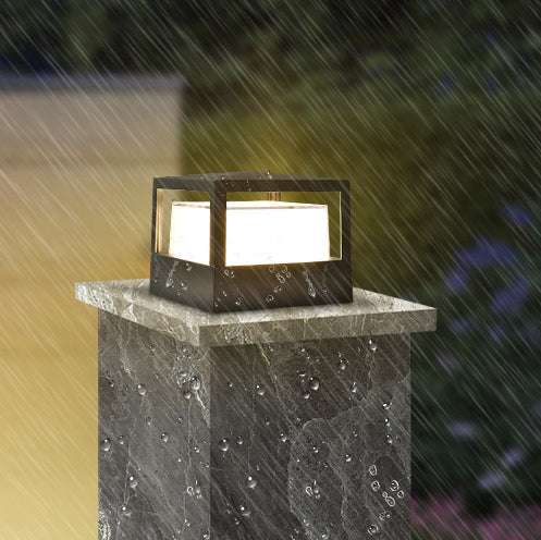Lampada da prato esterna a LED con cilindro in alluminio impermeabile industriale | Meowbutter