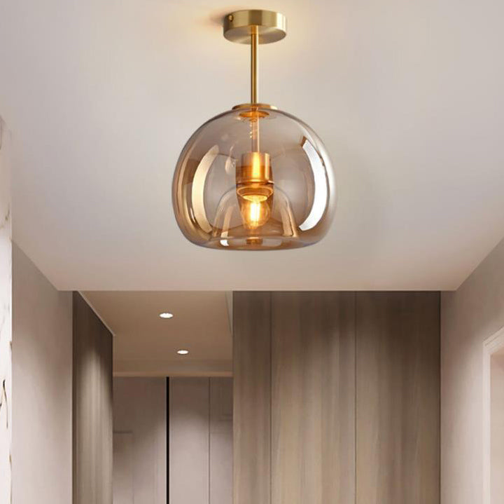 Nordic Glass Ball Ceiling Light | Semi-Flush Mount | Meowbutter