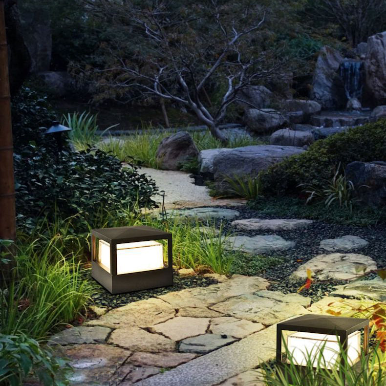 Lampada da prato esterna a LED con cilindro in alluminio impermeabile industriale | Meowbutter