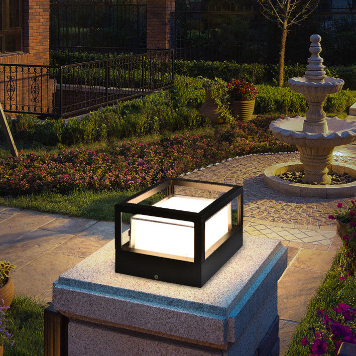 Lampada da prato esterna a LED con cilindro in alluminio impermeabile industriale | Meowbutter