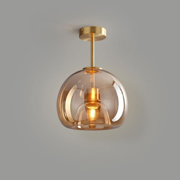 Nordic Glass Ball Ceiling Light | Semi-Flush Mount | Meowbutter