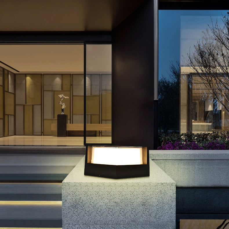 Lampada da prato esterna a LED con cilindro in alluminio impermeabile industriale | Meowbutter