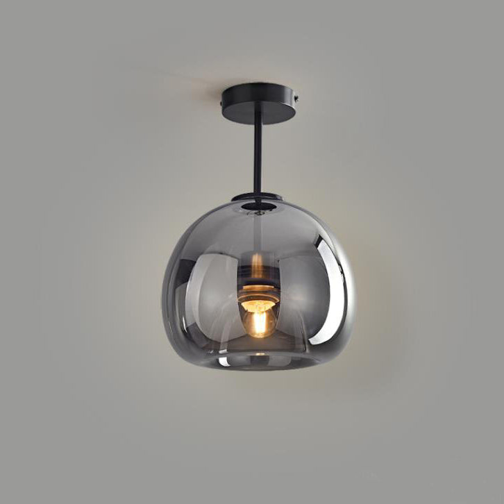 Nordic Glass Ball Ceiling Light | Semi-Flush Mount | Meowbutter