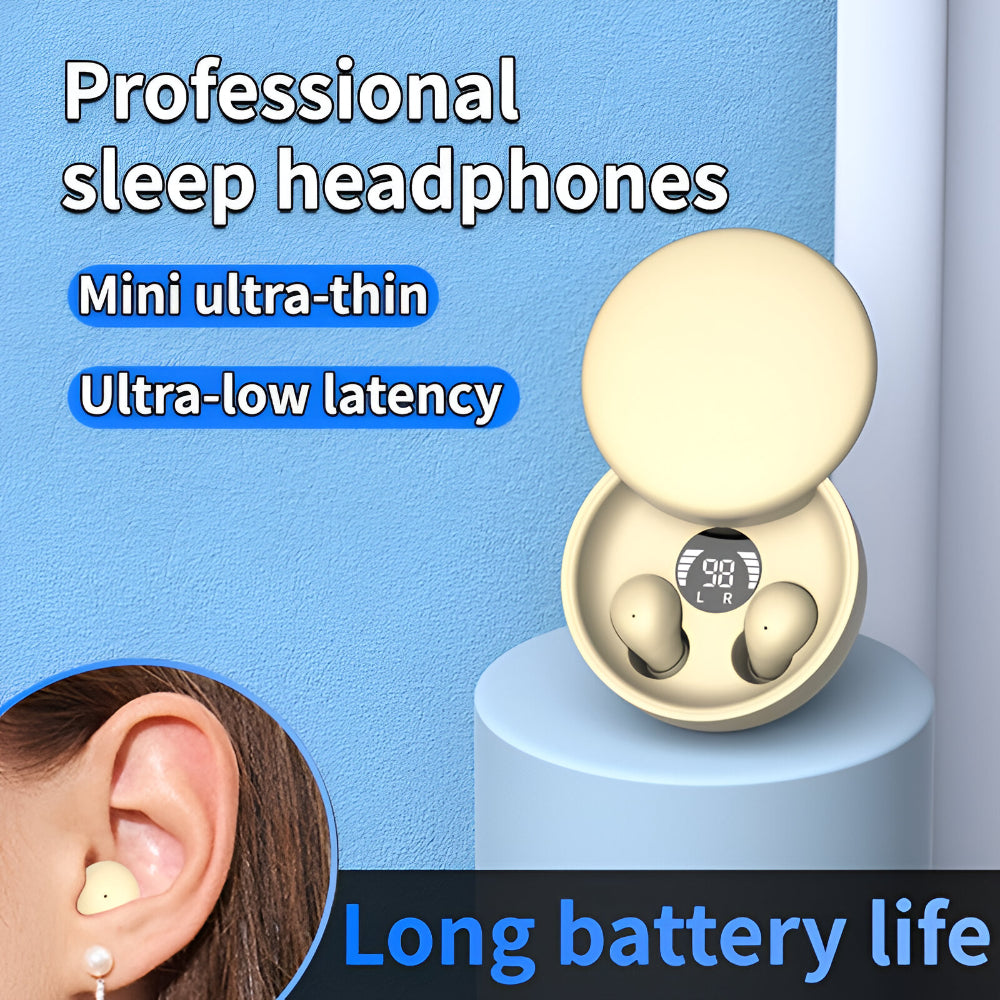Compact Rechargeable Wireless Earphones — Touch Controls, In-Ear Design