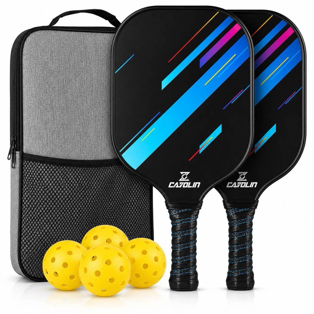 Set di racchette da pickleball leggere in grafite con palline | Meowbutter