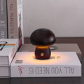 Portobello Mushroom Lamp | Natural Wood Rechargeable Night Light | Meowbutter