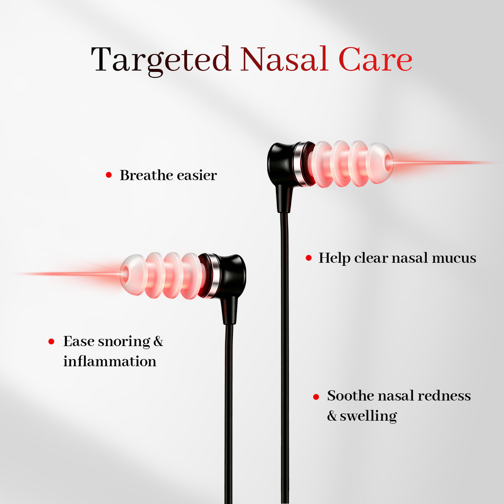 Dual-Action Nasal & Ear Laser Device for Daily Comfort and Wellness Support