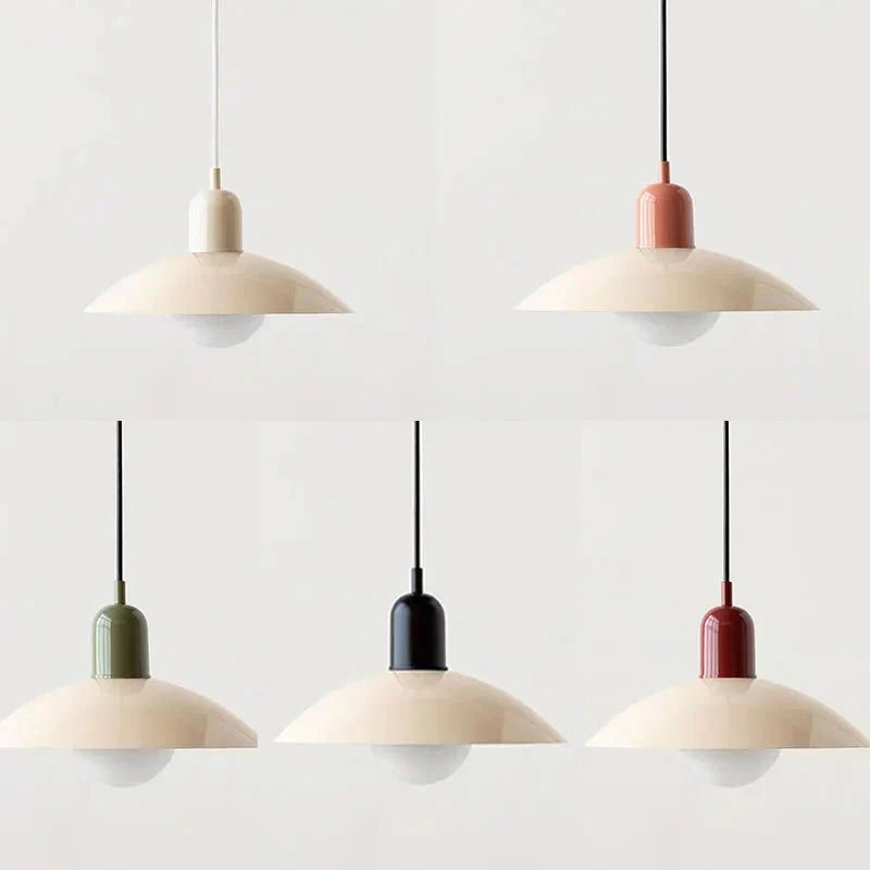 Macaron Bauhaus Pendant Light | Modern Colourful Ceiling Lamp | Meowbutter