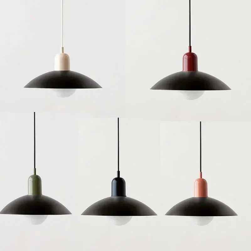 Macaron Bauhaus Pendant Light | Modern Colourful Ceiling Lamp | Meowbutter