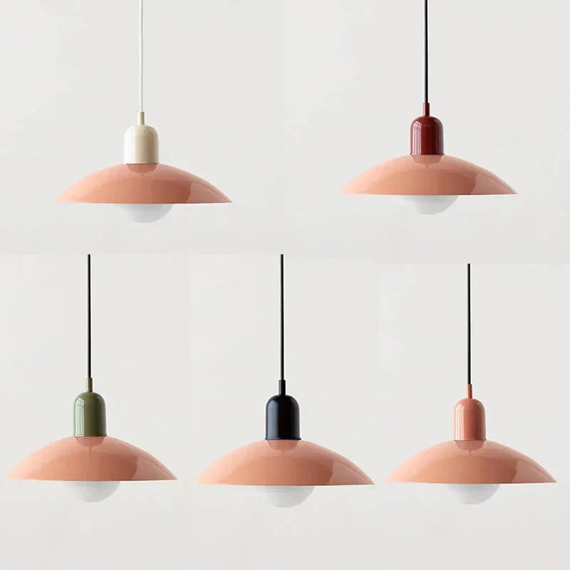 Macaron Bauhaus Pendant Light | Modern Colourful Ceiling Lamp | Meowbutter