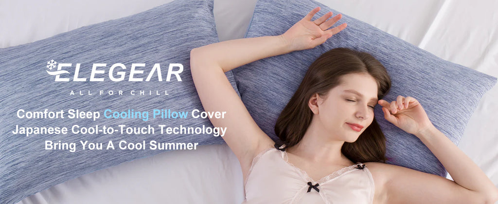 Premium Double-Sided Cooling Pillowcases for Hot Sleepers