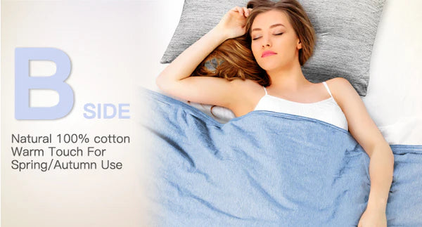 Premium Reversible Cooling Blanket for Restful Sleep