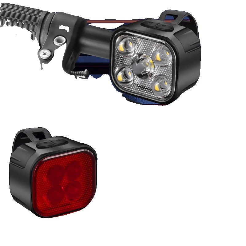 Dobíjecí světla na kolo - USB-C - 350 lumenů přední - vodotěsné IPX65 - 8 a 12 režimů | meowbutter