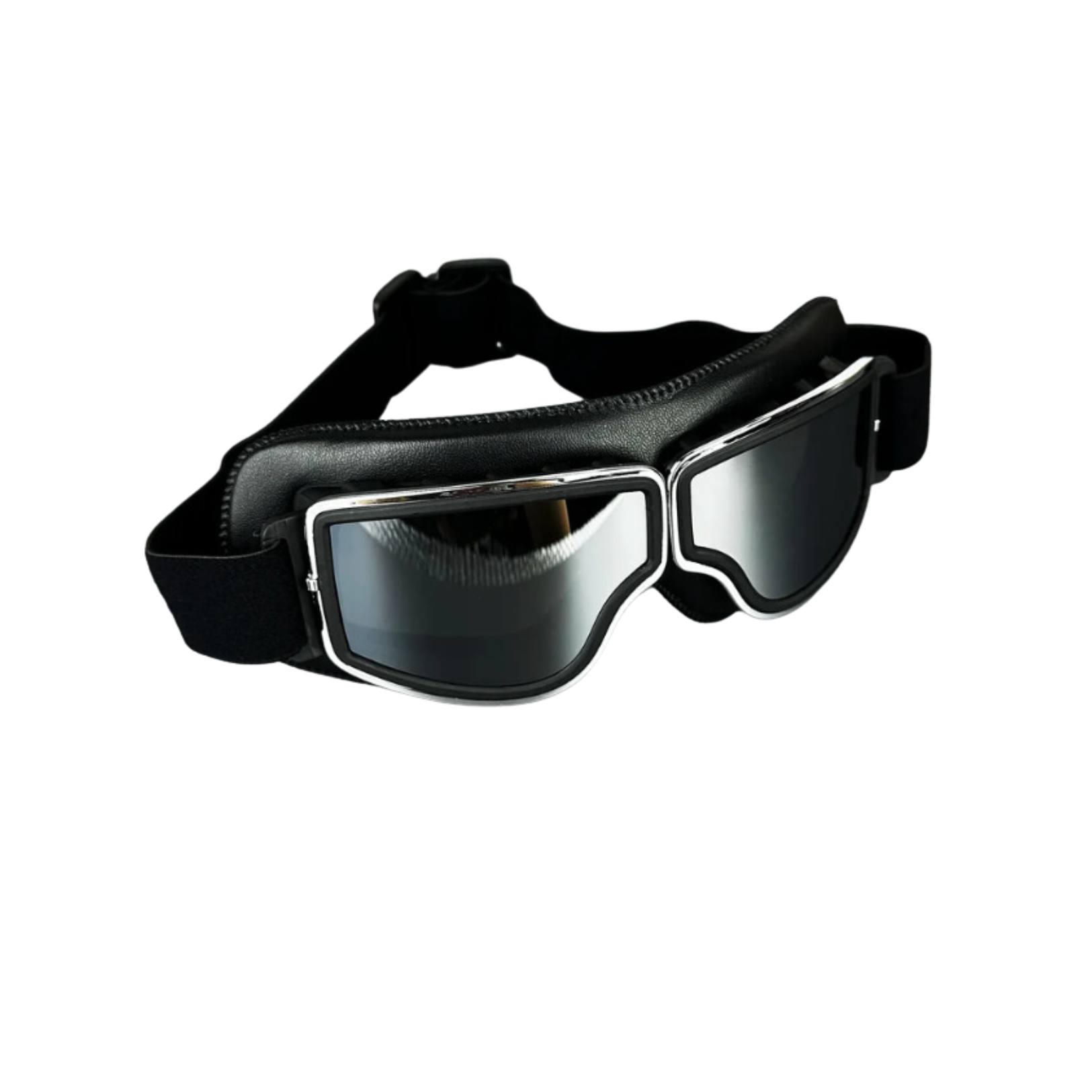 Vintage Leather Motorcycle Goggles - Meowbutter