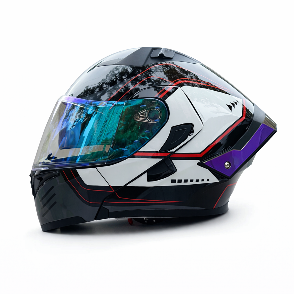 Casco Modular para Motocicleta ORZ-992 - Meowbutter