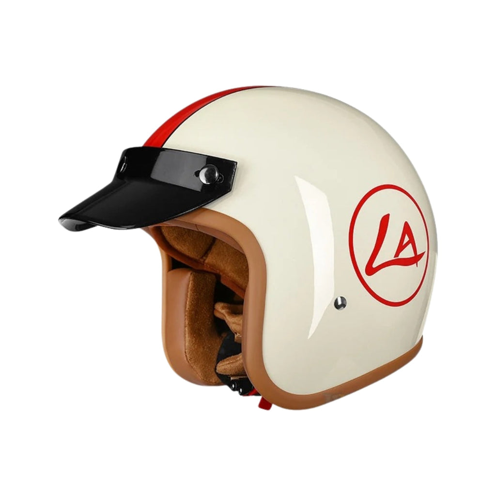 The Street King - Vintage Open Face Helmet - DOT & ECE Approved - Meowbutter