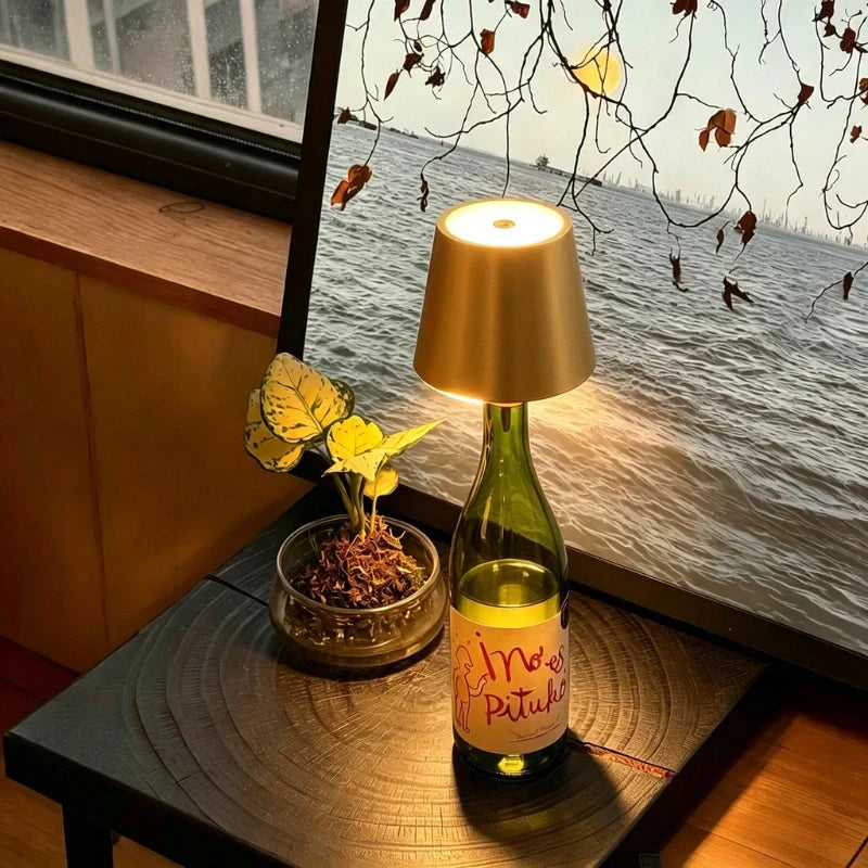 Bottle Glow Cordless Upcycled Bottle Light With Adjustable Brightness