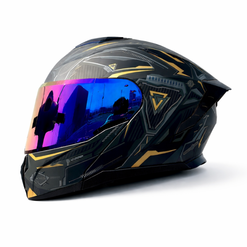 Kask motocyklowy LVS-909 Pro - Meowbutter
