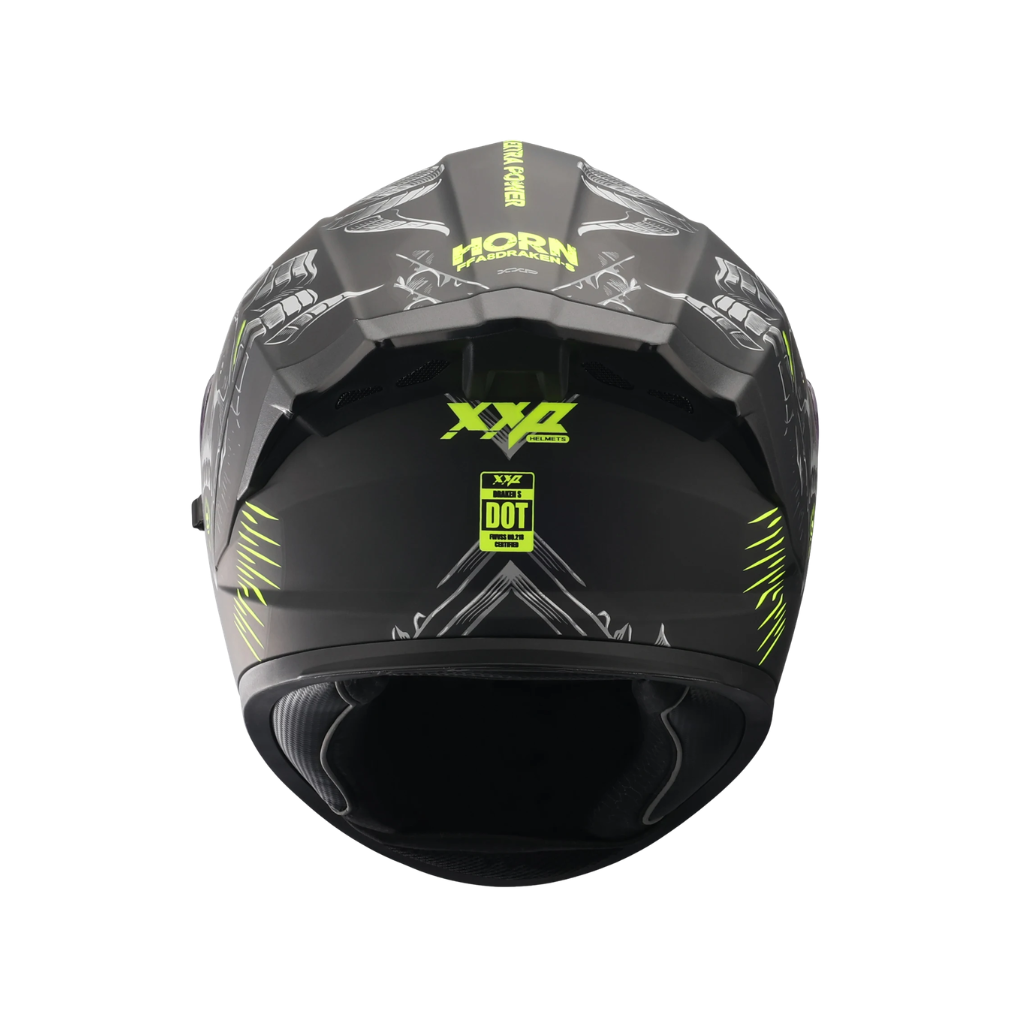 Casco Integral XXP Draken S - Aprobado DOT y ECE - Meowbutter