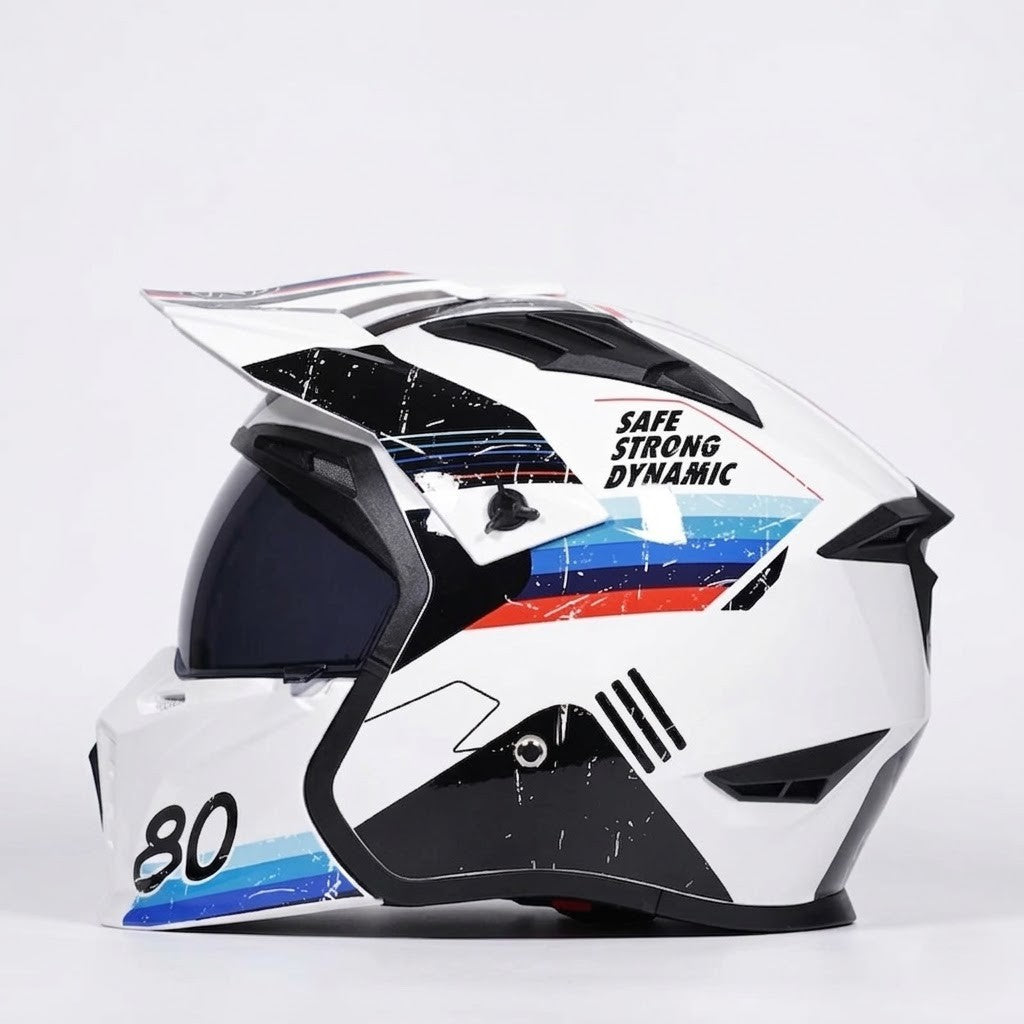 Casco Retro ORZ 163 Pro - Certificado DOT - Meowbutter