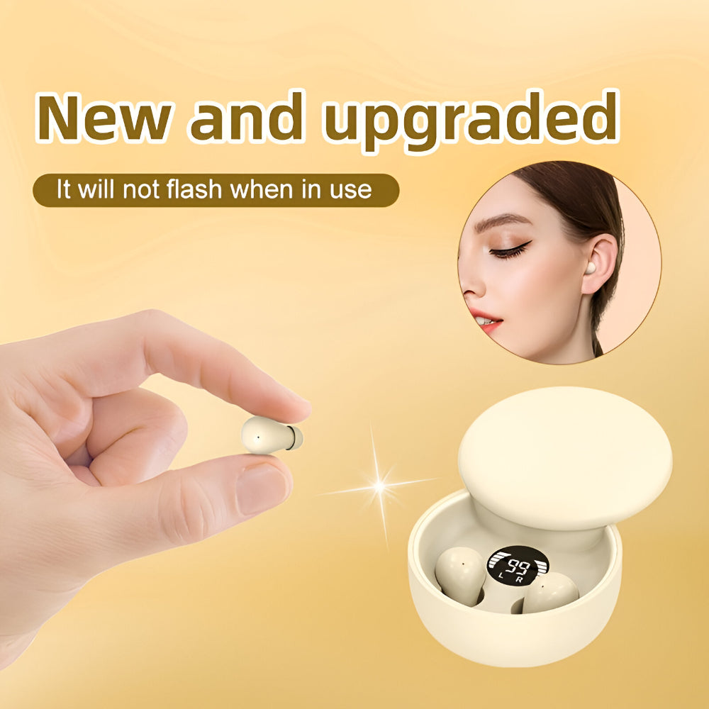 Compact Rechargeable Wireless Earphones — Touch Controls, In-Ear Design