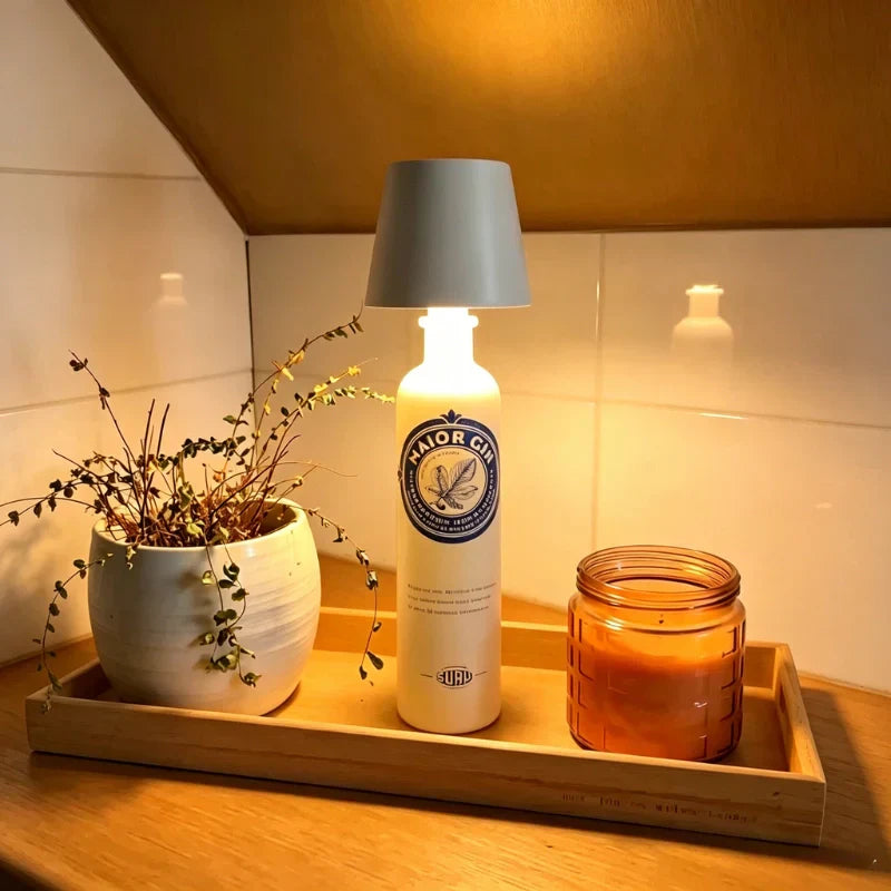 Bottle Glow Cordless Upcycled Bottle Light With Adjustable Brightness