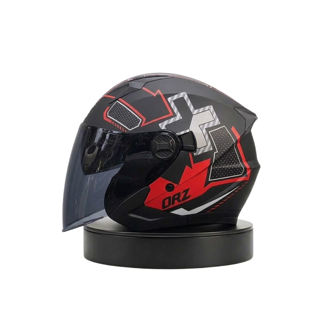 ORZ Premium avoin kypärä – Dual Visor Performance Edition - Meowbutter