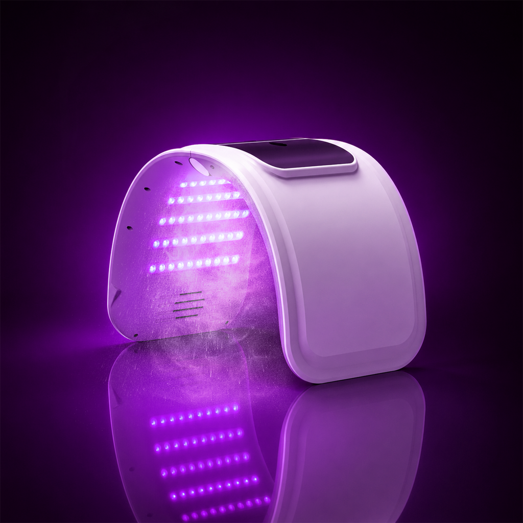 Facial Light Therapy & Misting Panel for Skin Fatigue, Redness, and Daily Rejuvenation