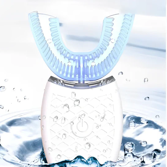 U-Shaped Electric Toothbrush - Silicone Brush Head - Automatic Sonic Clean | meowbutter