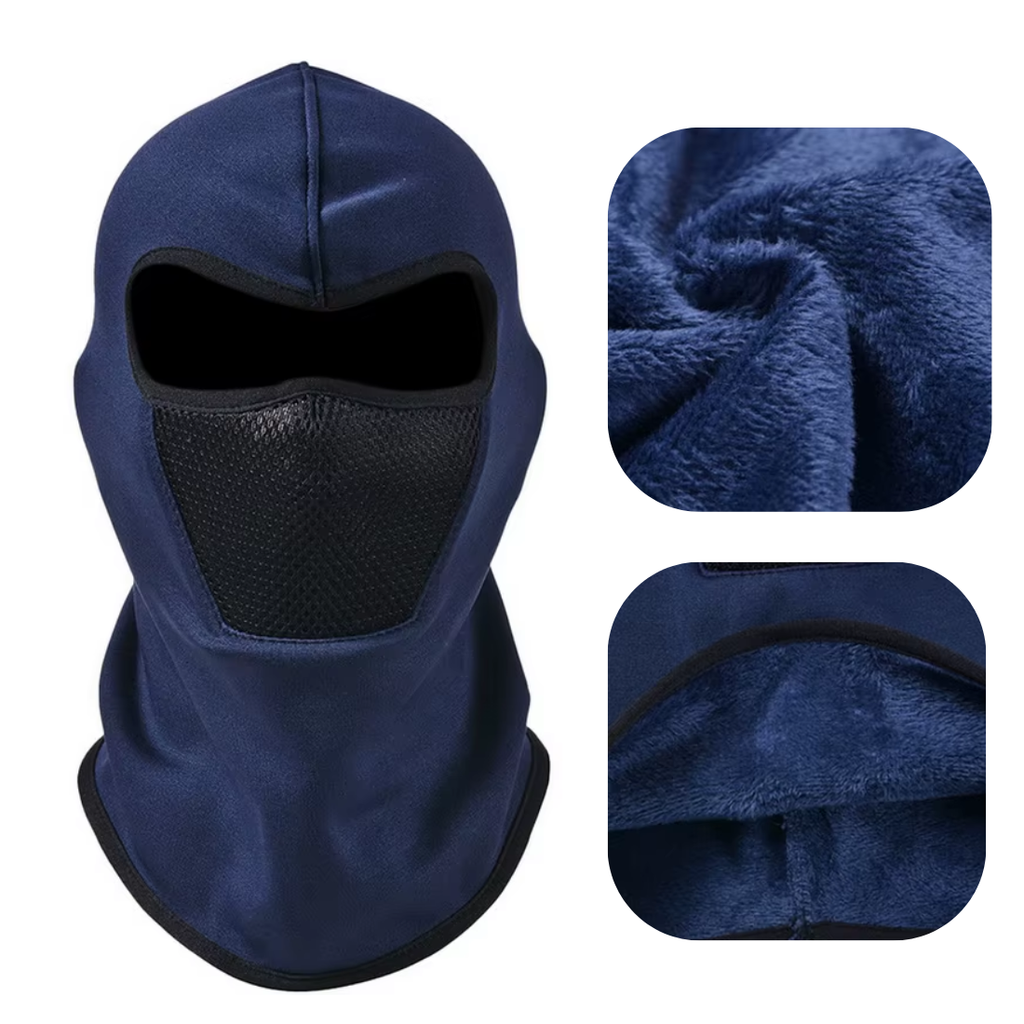 Premium Biker Winter Balaclava – Fleece-Lined, Windproof & Breathable - Meowbutter