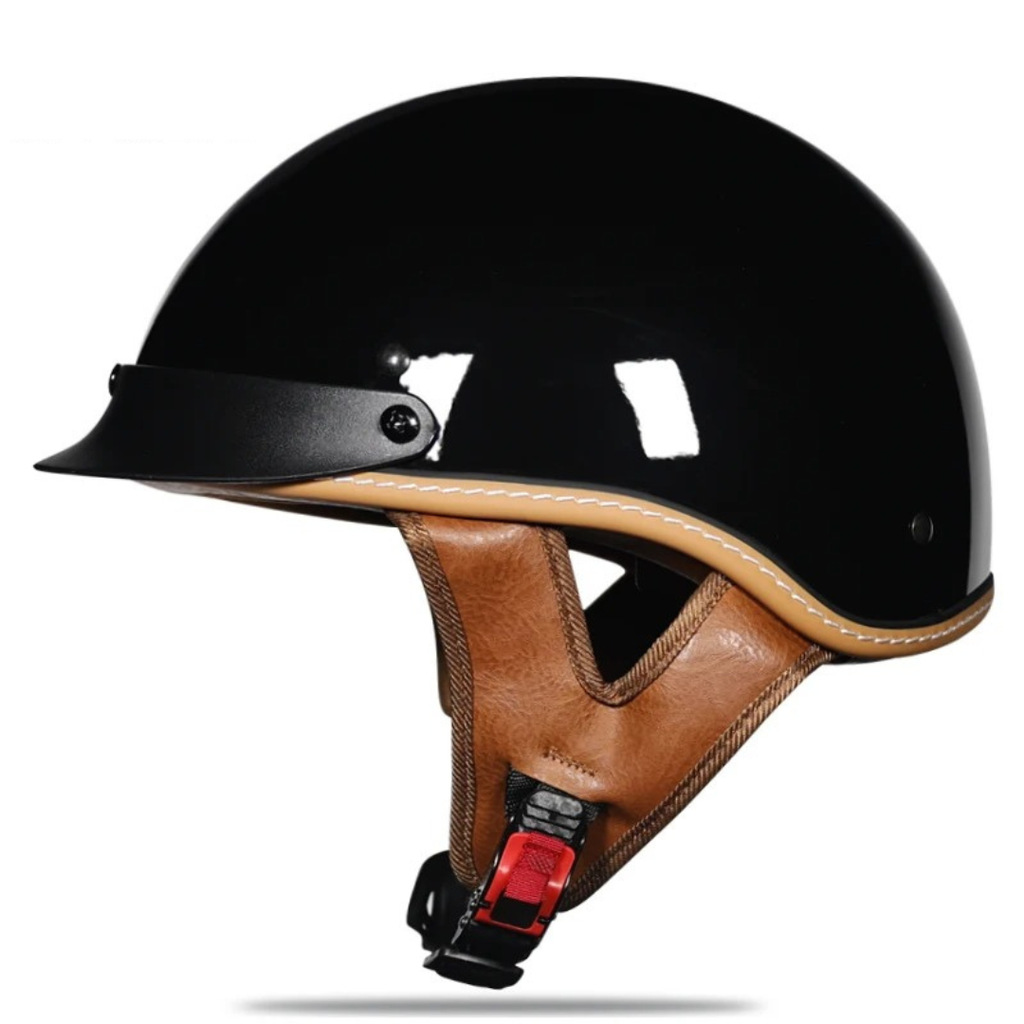 Low Profile Cruiser Halbhelm – DOT- und ECE-zertifiziert – Meowbutter