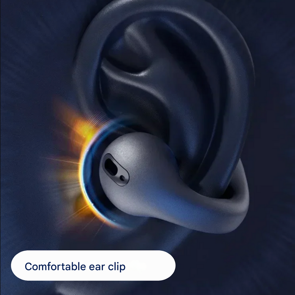 سماعات أذن لاسلكية فاخرة EchoSonic — صوت بتقنية التوصيل العظمي
