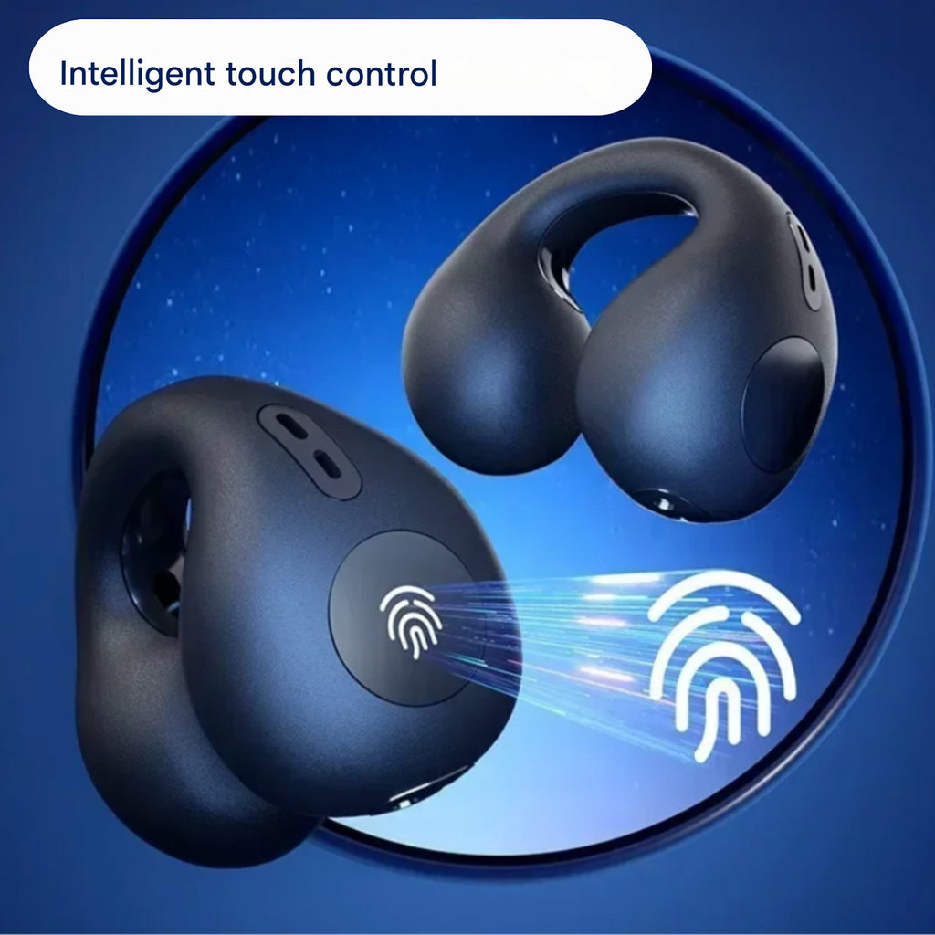 سماعات أذن لاسلكية فاخرة EchoSonic — صوت بتقنية التوصيل العظمي