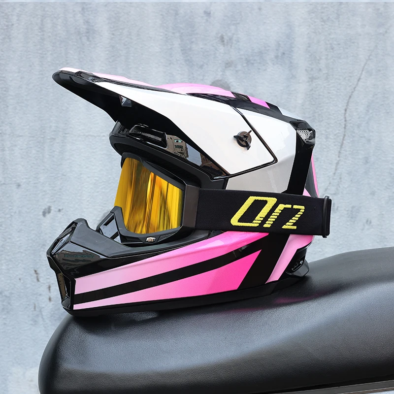 Casque intégral tout-terrain ORZ Motocross - Meowbutter