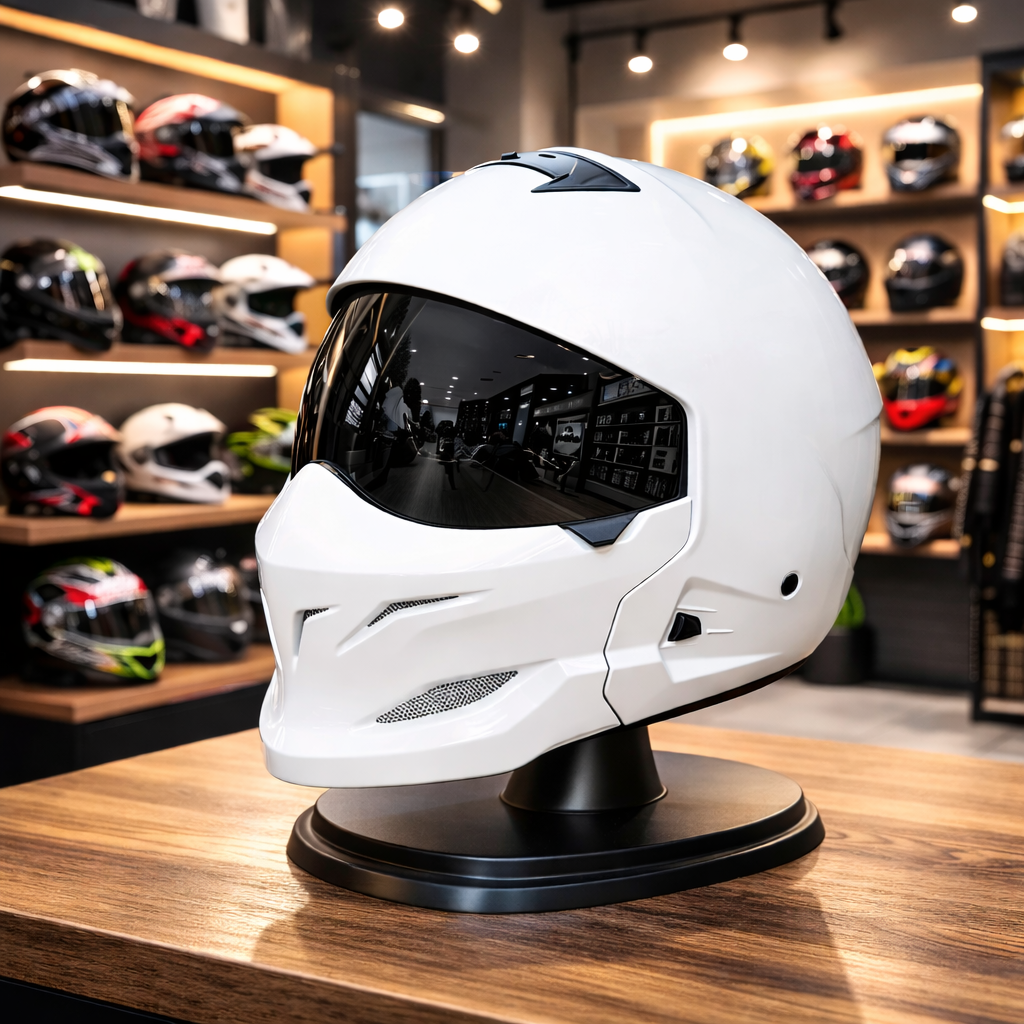 Casco de motocicleta unisex Scorpion Retro - Meowbutter