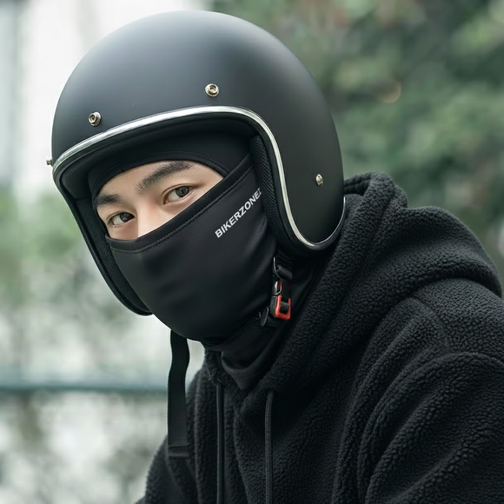 Balaclava Termica Invernale – Maschera Integrale Antivento in Pile per Moto, Ciclismo e Sport Invernali - Meowbutter