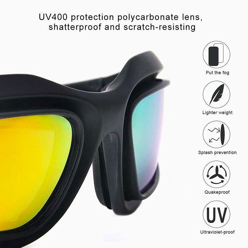 Polarized Motorcycle Sunglasses - UV400 | meowbutter