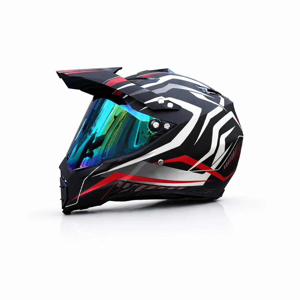 Casco Profesional de Motocross WLT-128 – Certificado DOT y ECE - Meowbutter