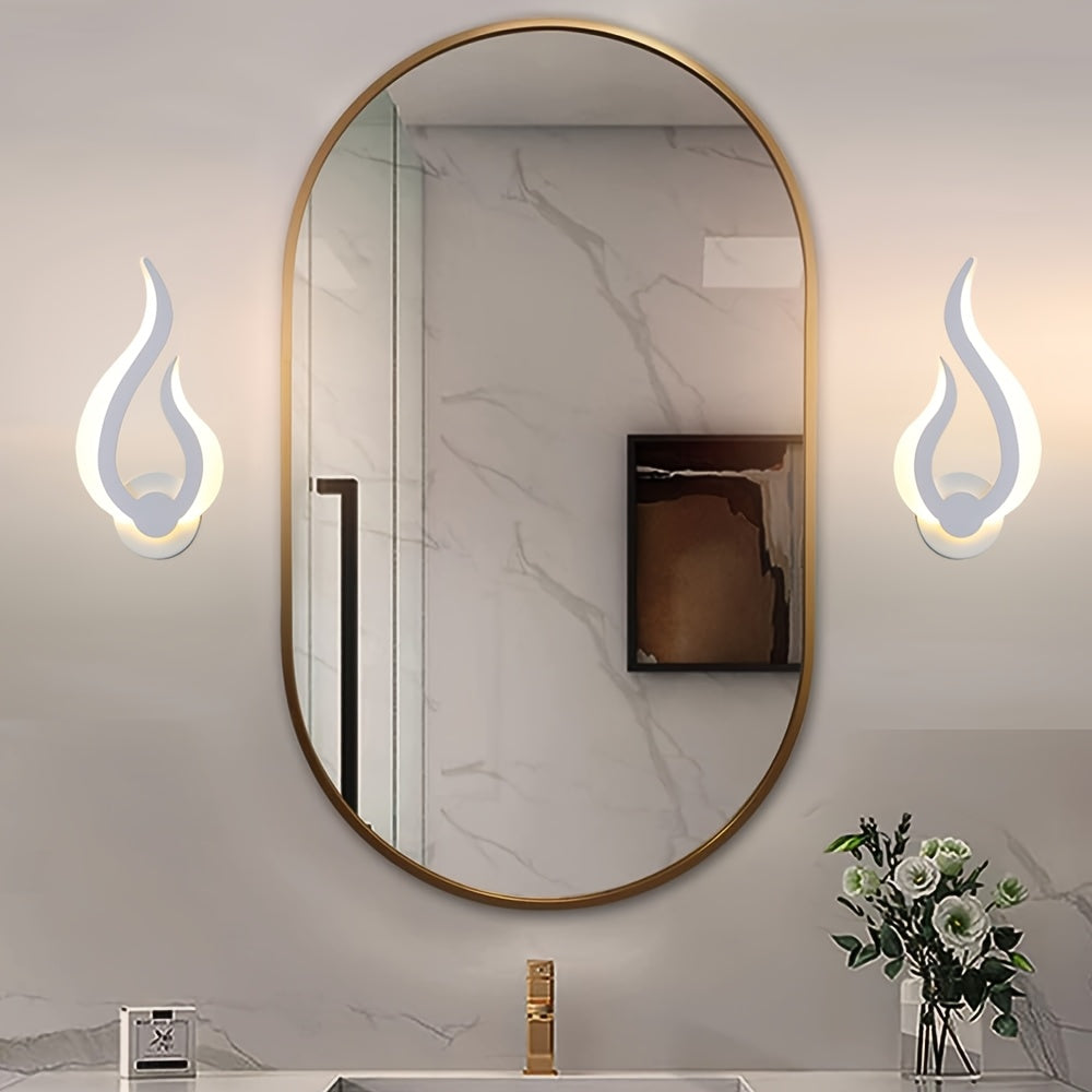 Lampada da parete LED Modern Flame | Applique da 10W luce calda | Meowbutter
