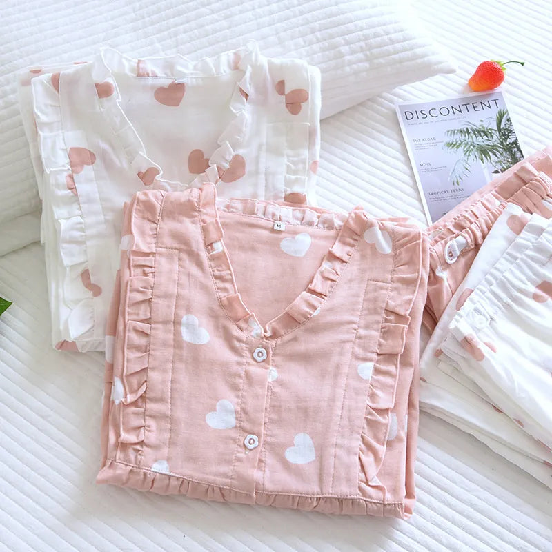 Heartline 100 Percent Cotton Pajama Set Collection
