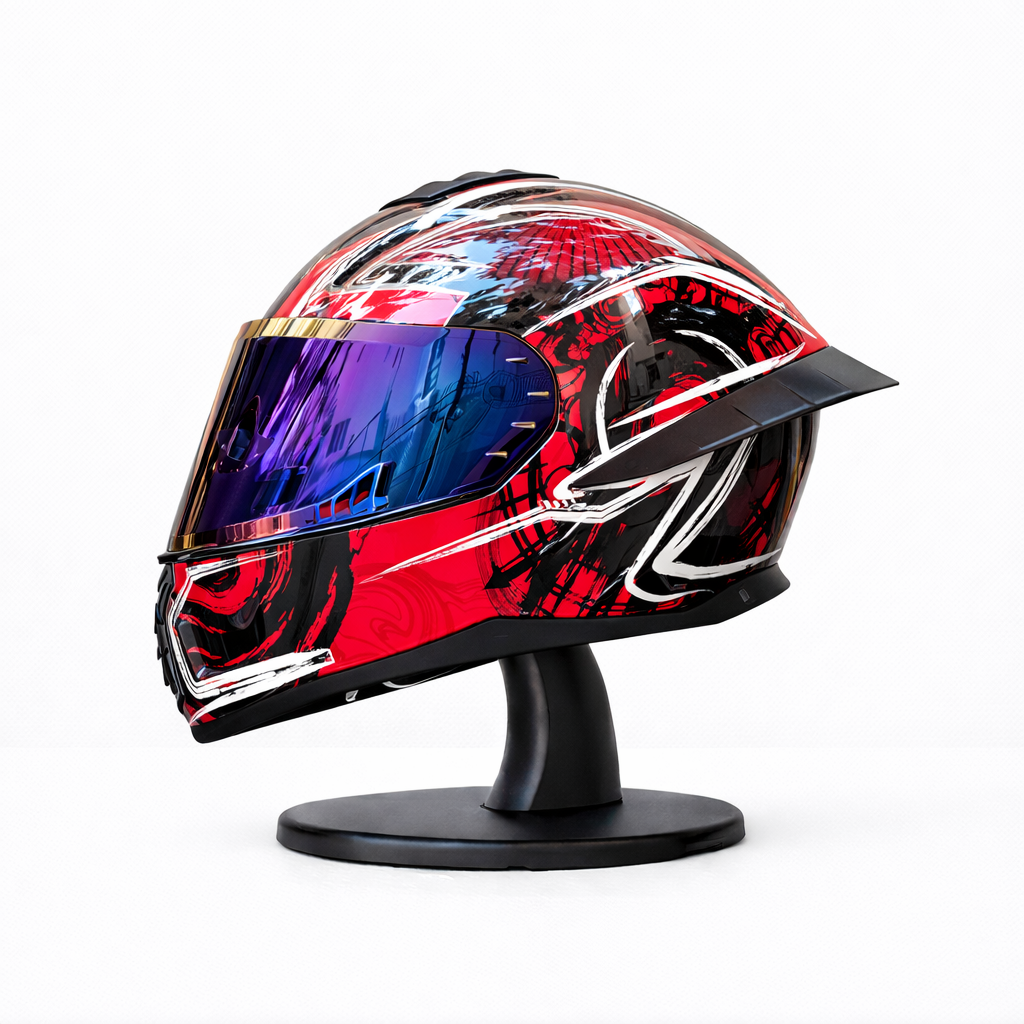 Casco Integral para Motocicleta ORZ-A03 – Protección para Todas las Estaciones - Meowbutter