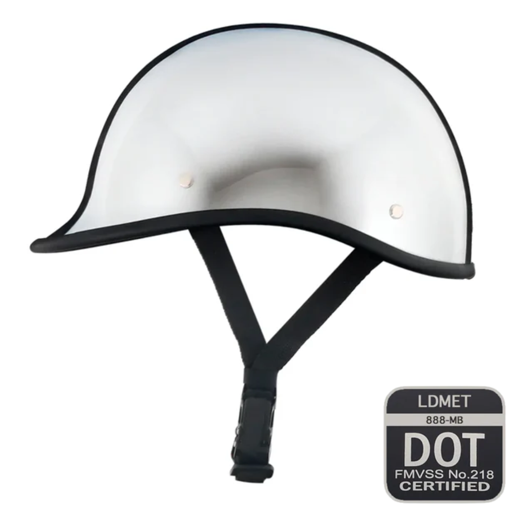 Vintage lavprofil polo halvhjelm | DOT-certificeret - Meowbutter