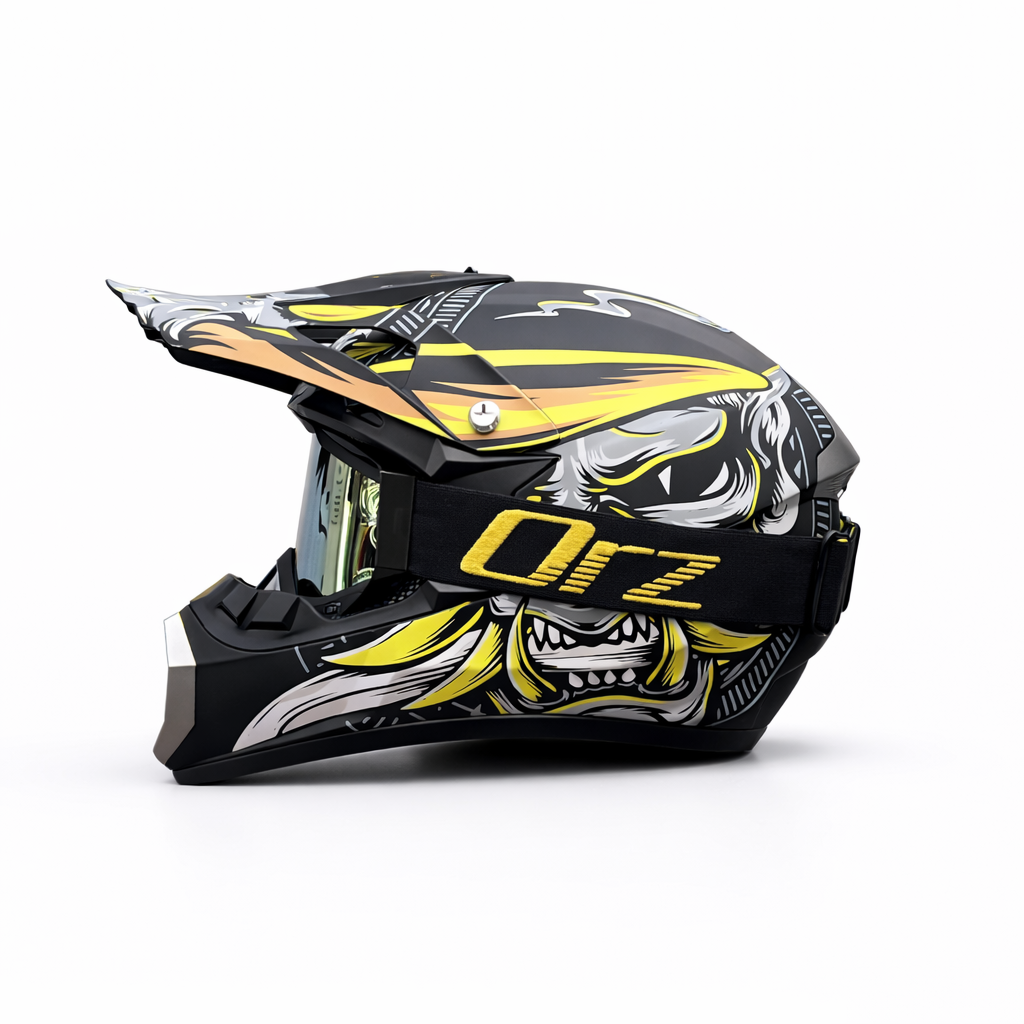 Casco Integral Off-Road de Motocross ORZ-126 - Meowbutter