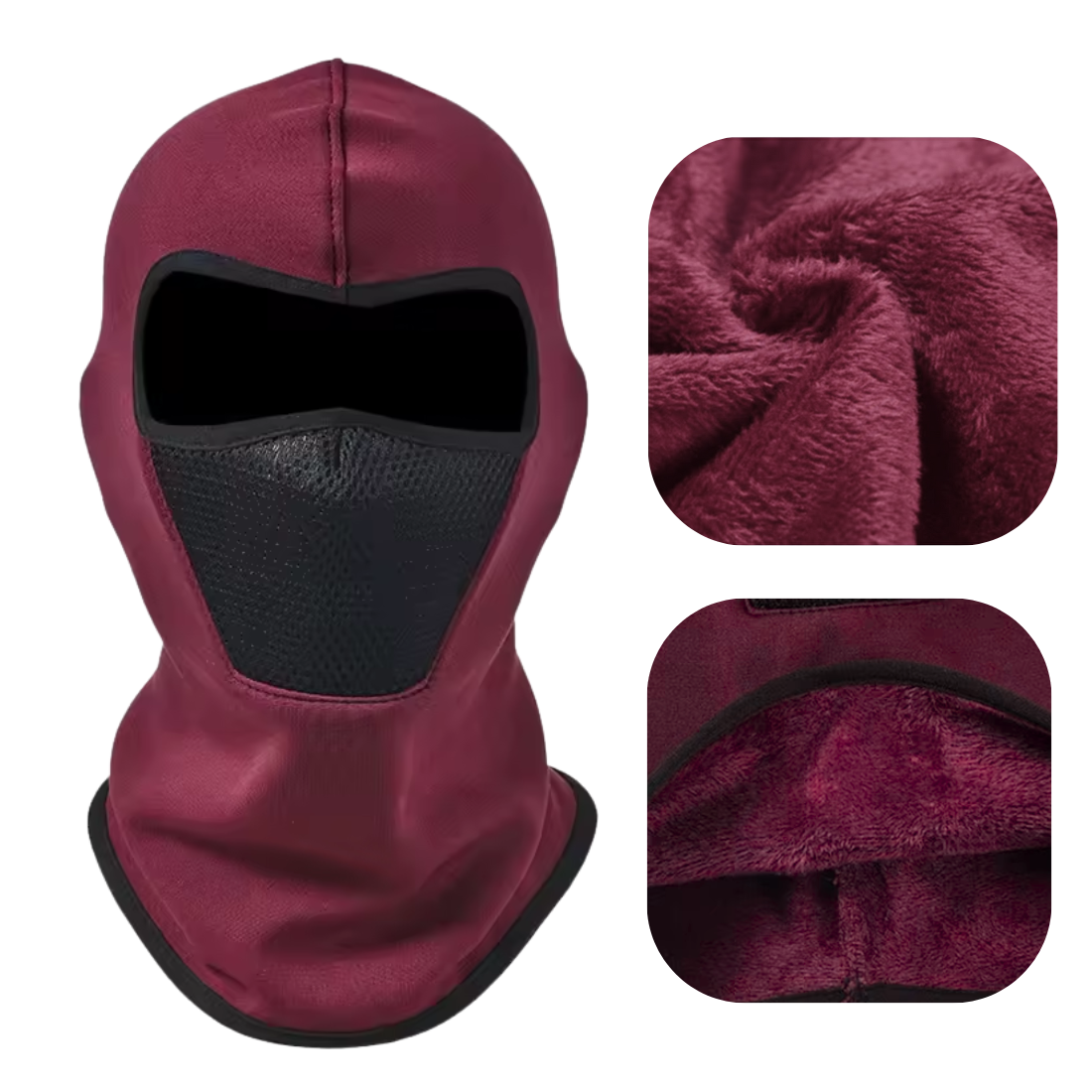 Premium Biker Winter Balaclava – Fleece-Lined, Windproof & Breathable - Meowbutter