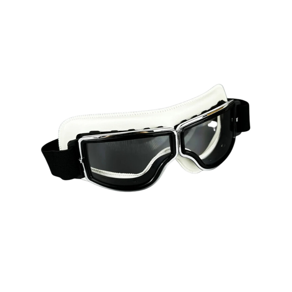 Vintage Leather Motorcycle Goggles - Meowbutter